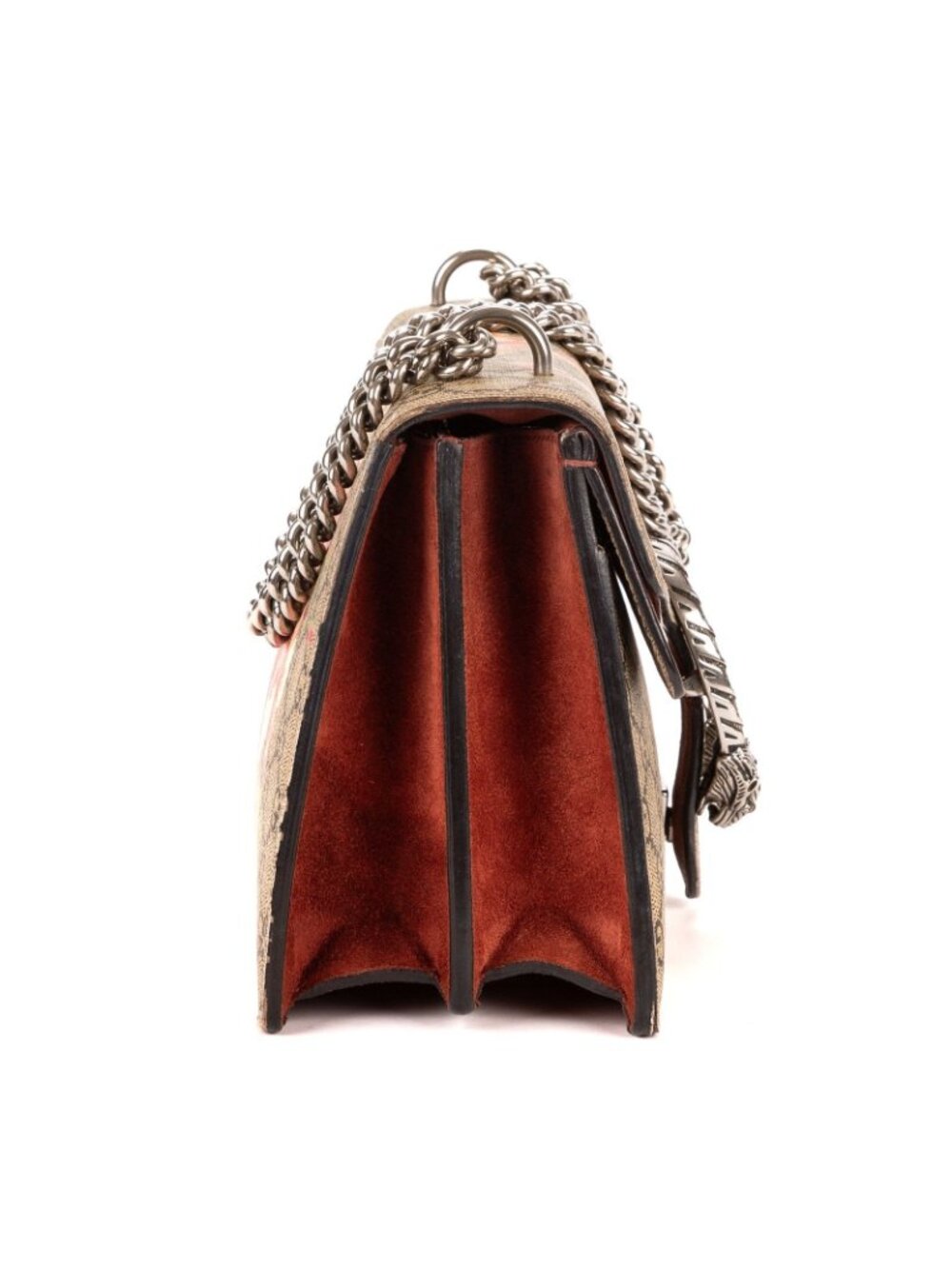 Gucci Bromus Dionysus Beige Burgundy Blue Muz Supreme Pvccanvas - Picture 4 of 11